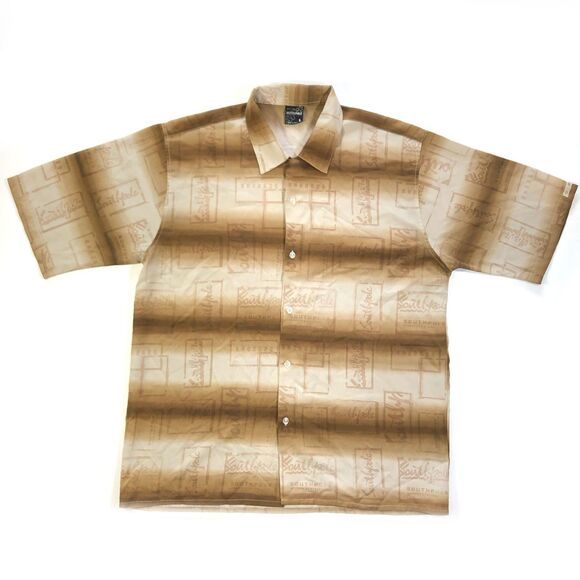 Southpole Men's Brown Striped Shirt Large - Picture 1 of 6